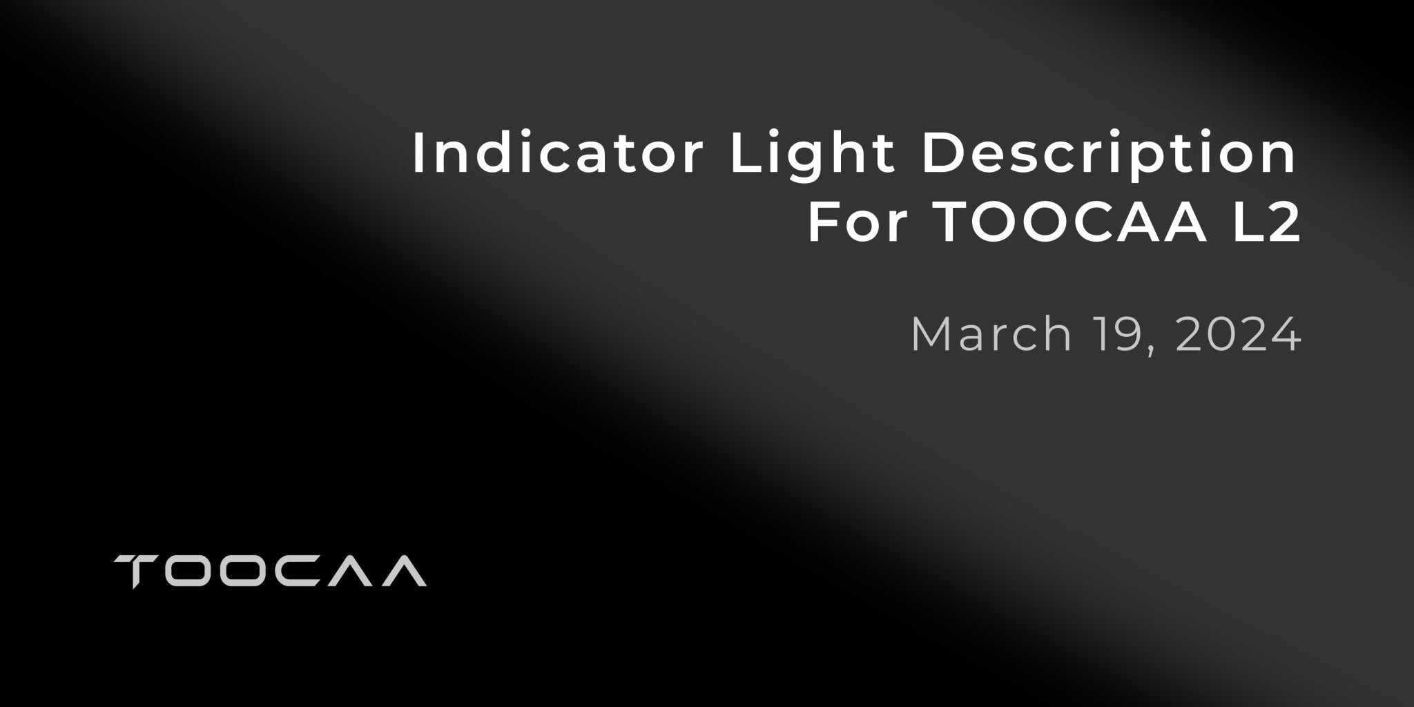 Indicator Light Description For TOOCAA L2