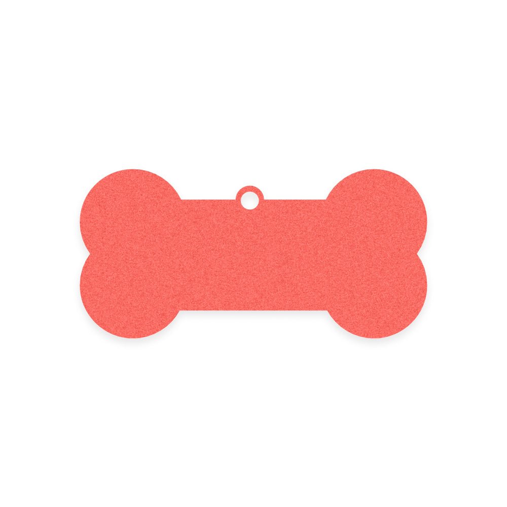 Colorful Aluminum Engraving Dog Bone Tag